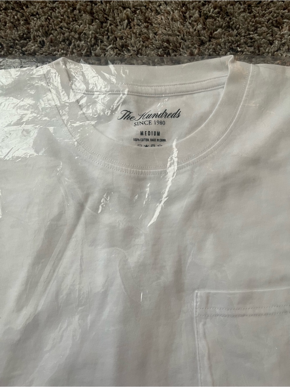 The hundreds white shirt